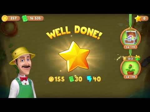Gardenscapes Level 2447 With No Boosters - Super Hard Level - Lake Treasure