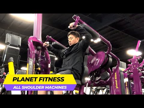 Planet Fitness Shoulder Machines (HOW TO USE ALL OF THEM!)