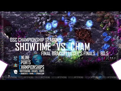 【P VS Z】 Starcraft2 : ShoWTimE vs Cham - OSC ChampionShip8 LOSER'S FINALS | BO.5 【스타2】【SC2】