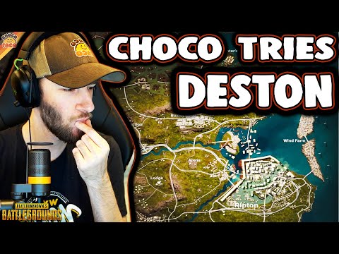 chocoTaco FINALLY Tries New PUBG Map: DESTON ft. HollywoodBob - PUBG Duos Gameplay