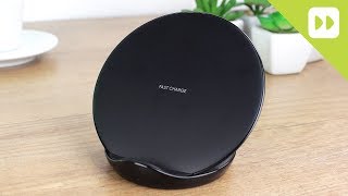 Samsung Wireless Charger Standing Fast Charge Oplader Zwart Opladers