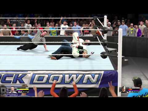 WWE2K15 My Career Mode (PS4/60fps) pt69 - Vicki's Nasty Surprise pt2: Mysterio