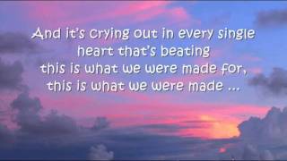 Nathan Tasker - Eternity (What We Were Made For) - Lyrics