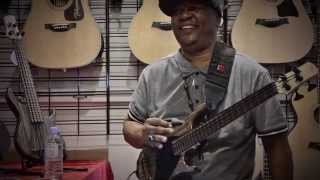 Video thumbnail for Bakithi Kumalo U-Bass demo by Gladesville Guitar Factory