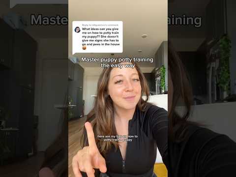 THIS is how to potty train a puppy! #puppytrainingtips #easydogtraining