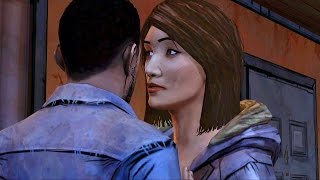 Carley Kisses Lee at Travelier Motel (The Walking Dead | Telltale Games)