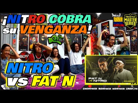 🔴COLOMBIANS REACT to NITRO vs. FAT N - NITRO GETS ITS REVENGE! [FMS EXHIBITION 2024]
