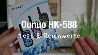 OUNUO HK-588 Walkie Talkie Kinder (Test & Reichweite)