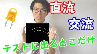 【中学理科】3-7 直流と交流～テストに出るとこを正確に～【中２理科】