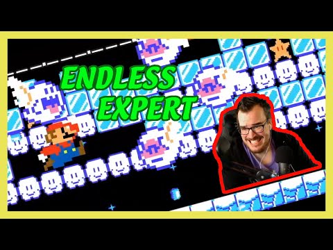This is expert?! - Endless Expert Run Part 4 Super Mario Maker