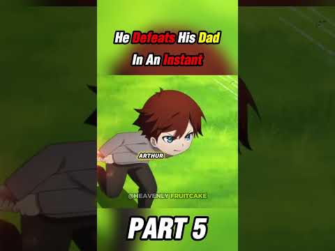 Arthur defeats his father in a sword battle #recap #anime