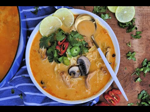 Soup Recipe: Thai Style Chicken Noodle Soup by Everyday Gourmet with Blakely