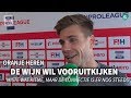 De Wijn wil na Pro League-debuut alleen nog maar vooruit kijken