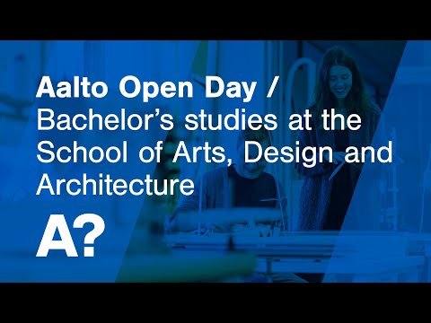 Student webinar | School of Arts, Design and Architecture - Bachelor's studies in Design