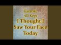 I Thought I Saw Your Face Today