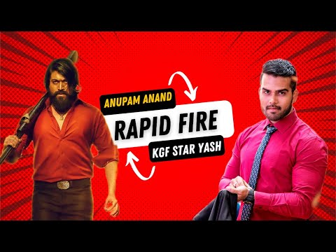 Anupam Anand hosting Rocking Star Yash