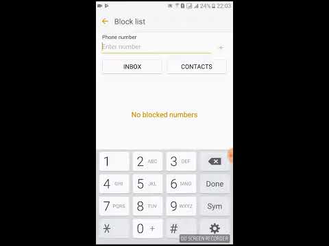 how to block text sms messages from persons contacts or phone number on samsung j3 j5 j7 a3 a5