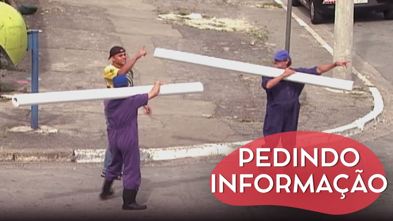 QUEBRANDO A CABEÇA PRA DAR UMA INFORMAÇÃO | CÂMERAS ESCONDIDAS