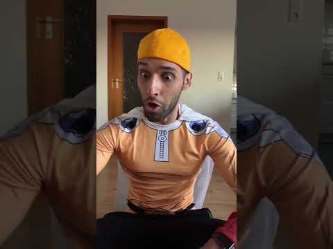 Saitama vs Thor rock, paper, scissors #anime #marvel #saitama