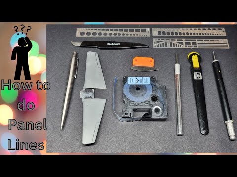 Panel lines, how to do panel lines. #scalemodel #panel lines
