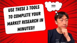 Use THESE 3 tools to complete market research in minutes!! (Prompts in