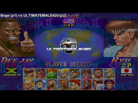 Boge (DeeJay) (DJ) vs (Ryu) ULTIMATEMALE420 | STREET FIGHTER 2: GRAND MASTER X | FIGHTCADE  | HD SF2