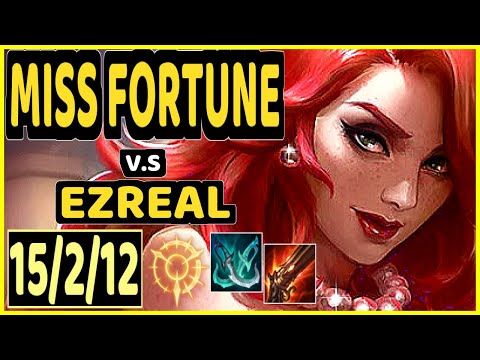 DEáDLY (MISS FORTUNE) vs EZREAL - 15/2/12 KDA BOTTOM ADC CHALLENGER GAMEPLAY - EUW