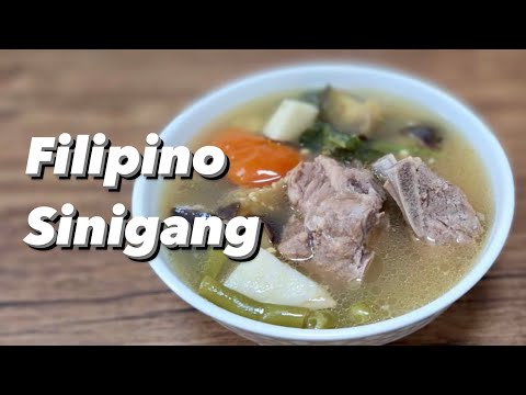 Filipino Sinigang | Sour & Savory Soup