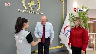 Başkan Özlü, Balkan Şampiyonu Judocu Erva Eren’i Ağırladı