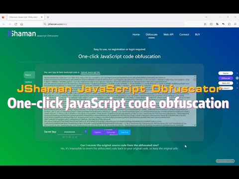 Jshaman Javascript Obfuscator