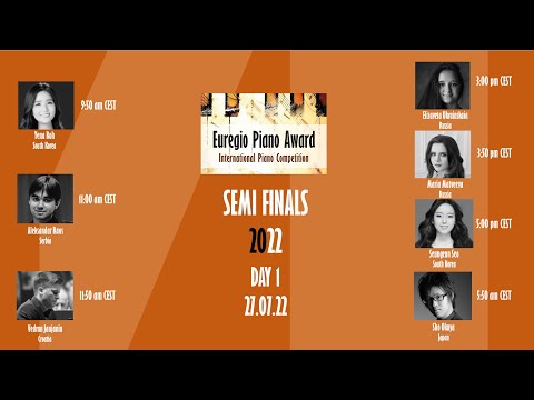 Euregio Piano Award 2022 - Semi finals - Day 1