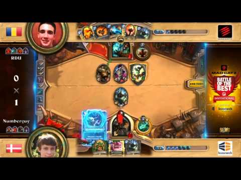 Battle of The Best Invitational Hearthstone - Losers Bracket - Rdu vs Numberguy