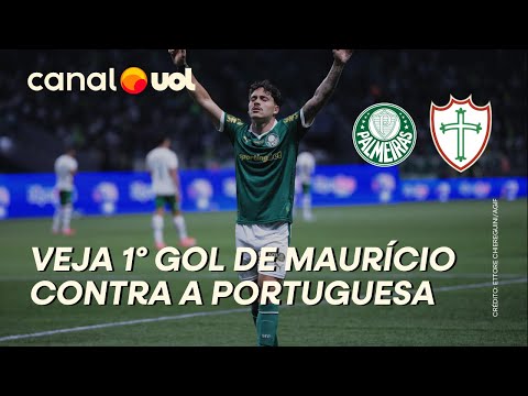 PALMEIRAS 1 X 0 PORTUGUESA: MAURÍCIO ABRE O PLACAR PARA O VERDÃO NO PAULISTÃO; VEJA PRIMEIRO GOL
