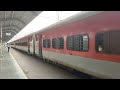 YESTERDAY VIDEO Kanyakumari Hazrat Nizamuddin Crossing Loop Line Fright Train Main Line