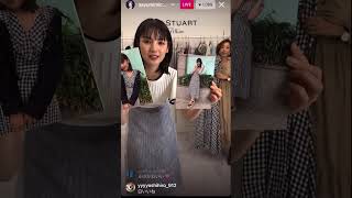 さゆみんインスタライブ！道重さゆみ☆かわいい服の宣伝