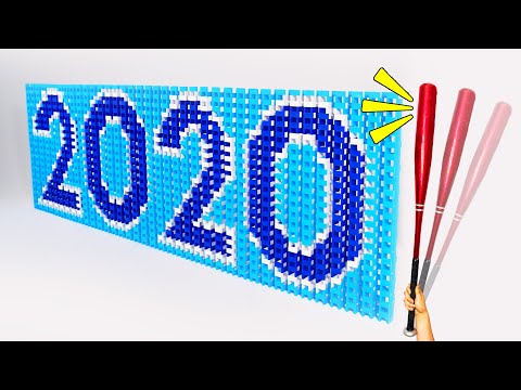 SMASHING 2020 TO PIECES (6,000 Dominoes)