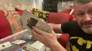 Sorting out a random retro storage container.