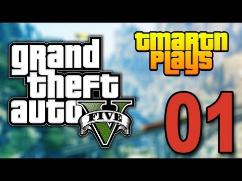 Grand Theft Auto 5 - Part 1 - Bank Robbery (Let's Play / Walkthrough / Guide)