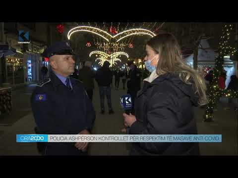 Policia në Ferizaj me aksion për respektim të masave antiCOVID - 19.12.2021 - Klan Kosova