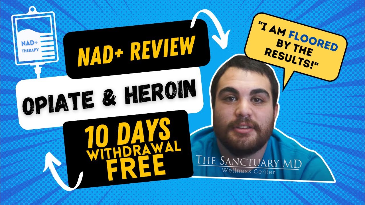 10 Days Withdrawal Free! NAD+ Review for Opiate Addiction