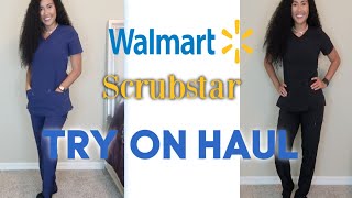 Nursing Scrub Try on Haul/Review | Walmart Scrub Star
