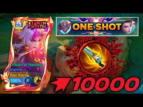 CARA MAIN AGRESIF & BUILD ONE SHOT YANG SEMPURNA UNTUK KARRIE!🔥 SATU ITEM MENGHENTIKAN SEMUANYA!!...