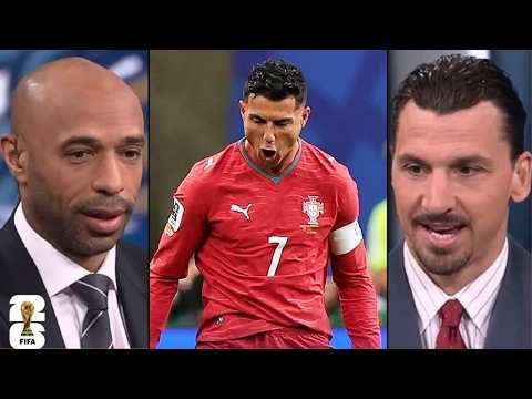 “Ronaldo is IMMORTAL!”- Zlatan & Henry Go Wild Over CR7 Unreal World Cup Brace at 41!