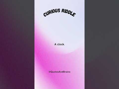 ⏰ Hands That Can’t Touch #CuriousRiddle #MindGames #BrainTeasers #Puzzle #riddles #QuotesAndBrains