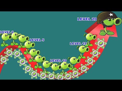 Peashooter Pvz 2 Level 1 to Level 20 Power-up in Plants vs. Zombies 2: Gameplay 2017