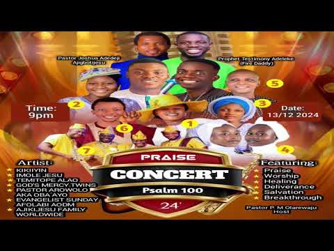 SAMEX KING & OLAVIBE INTERNATION GOSPEL MUSIC BAND || PRAISE CONCERT 2024