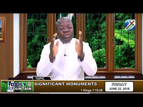 DAILY FOUNTAIN OF JUNE 22, 2018 - REV'D CANON GOSPEL E. ONUCHUKU