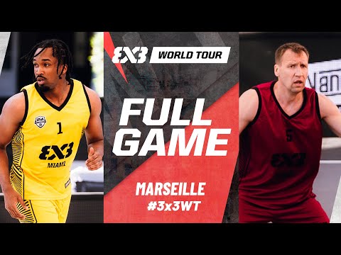 Miami 🇺🇸 vs Adazi 🇱🇻 | Full Pool Game | FIBA 3x3 World Tour Marseille 2024