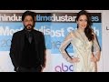 Shahrukh Khan S FAN Movie Actress Waluscha De Sousa At HT Cafe Awards Red Carpet