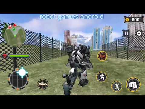 Flying Grand Police Car Transform Robot Games